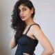 Black Smocked Strappy Maxi Dress with Pockets | Pocket Dress Woman wearing black smocked strappy maxi dress with invisible side pockets, Pocket Dress India