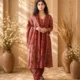a-line pocket kurta set, front view, Pocket Dress