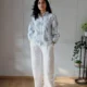 floral co-ord set with pockets floral co-ord set with pockets, front view, Pocket Dress