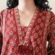 a-line pocket kurta set, front view, Pocket Dress