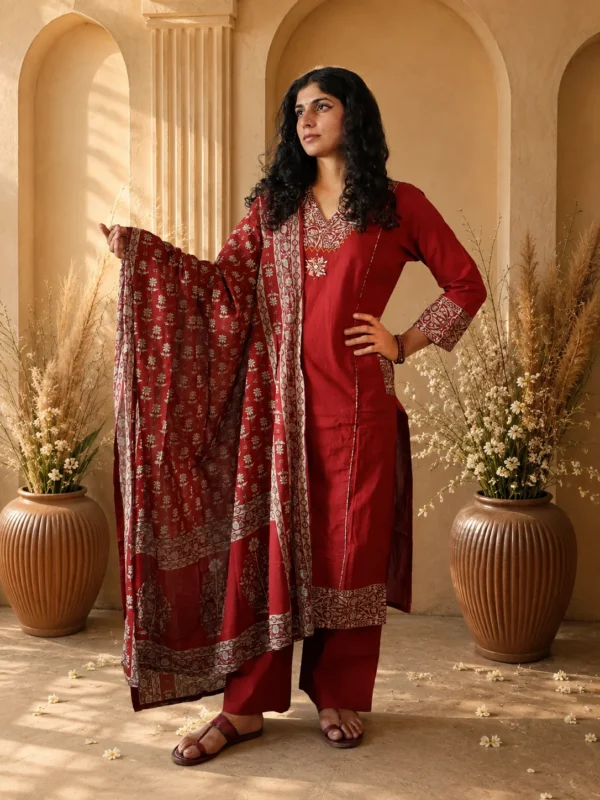 kurta set with pocket, front view, Pocket Dress