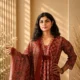 a-line pocket kurta set, front view, Pocket Dress