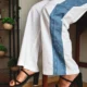 Denim Trim Co-Ord Set with Pockets denim trim co-ord set with pockets, front view, Pocket Dress