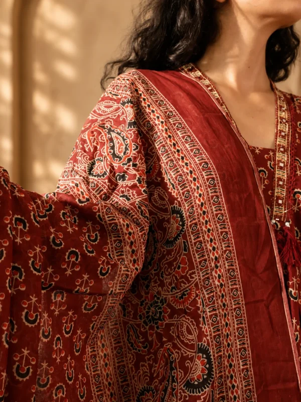 a-line pocket kurta set, front view, Pocket Dress