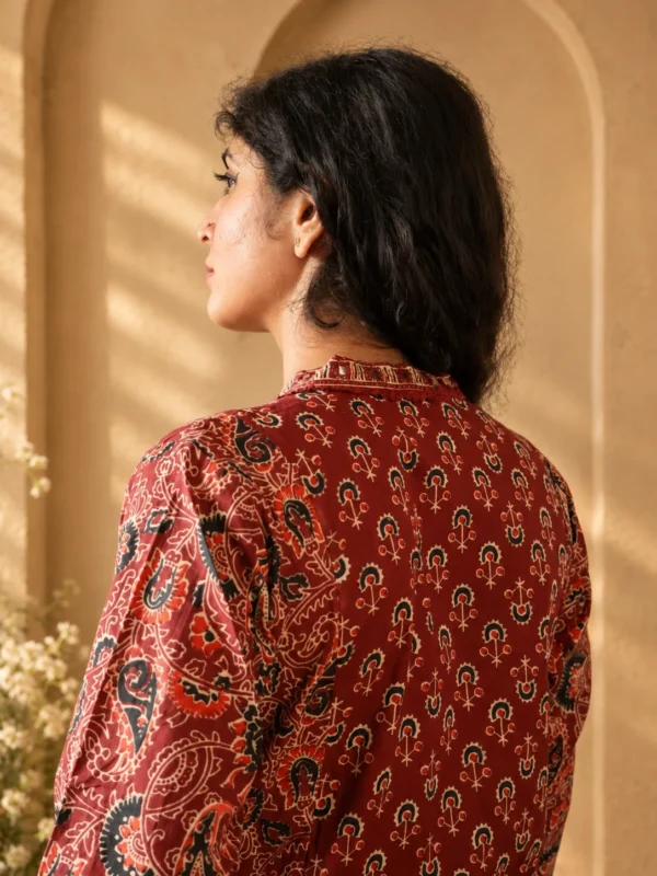 a-line pocket kurta set, front view, Pocket Dress