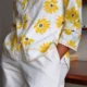 yellow floral co-ord set with pockets, front view, Pocket Dress