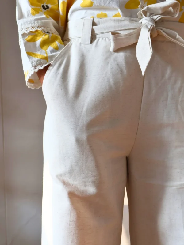 yellow floral co-ord set with pockets, front view, Pocket Dress
