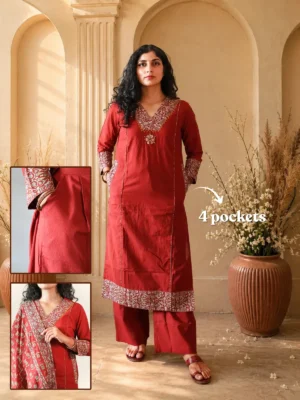 kurta set with pocket, front view, Pocket Dress